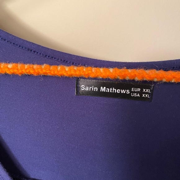 EUC navy top with buttons XXL - Picture 2 of 3